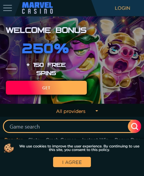 Dostęp do Marvel Casino na telefonie bez aplikacji iOS